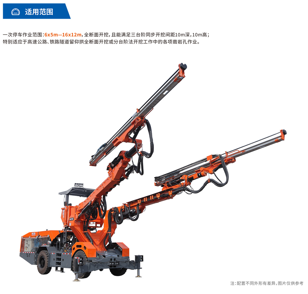 Z20全工法直臂鑿巖臺車(chē)